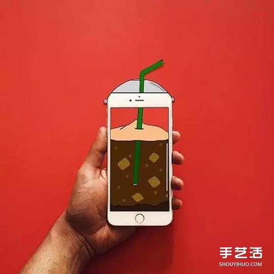 逃离烦闷生活：艺术家让手机变身可爱糖果盒(图2)