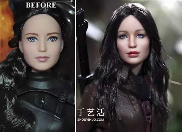 神奇的廉价玩偶化妆术 改造后跟真人无差！(图15)