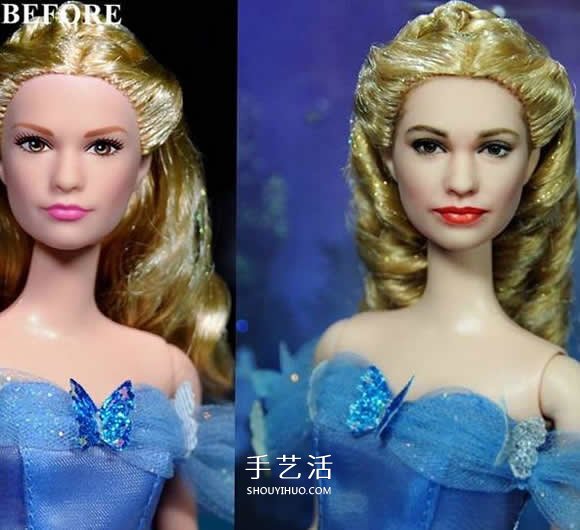 神奇的廉价玩偶化妆术 改造后跟真人无差！(图21)