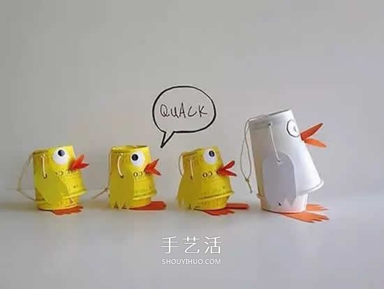 7个简单又可爱的幼儿园手工 让孩子变废为宝(图10) 7个简单又可爱的幼儿园手工 让孩子变废为宝(图10)