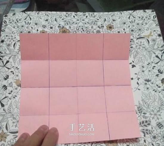 爱心相框怎么折图解 带心形四方相框的折法(图8) 爱心相框怎么折图解 带心形四方相框的折法(图8)