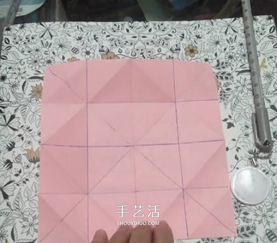 爱心相框怎么折图解 带心形四方相框的折法(图15) 爱心相框怎么折图解 带心形四方相框的折法(图15)