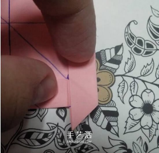 爱心相框怎么折图解 带心形四方相框的折法(图21) 爱心相框怎么折图解 带心形四方相框的折法(图21)