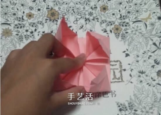 爱心相框怎么折图解 带心形四方相框的折法(图27) 爱心相框怎么折图解 带心形四方相框的折法(图27)