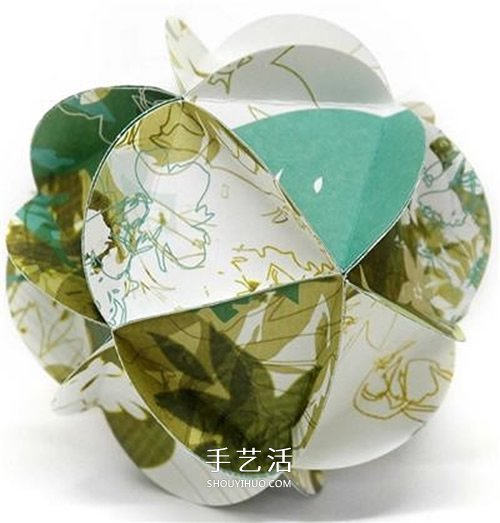 简单又漂亮纸花球的做法 节日挂起来作为装饰(图1) 简单又漂亮纸花球的做法 节日挂起来作为装饰(图1)