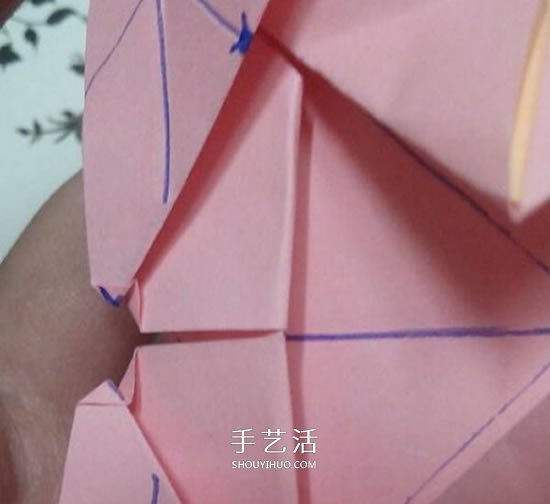 爱心相框怎么折图解 带心形四方相框的折法(图37) 爱心相框怎么折图解 带心形四方相框的折法(图37)