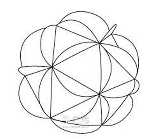 简单又漂亮纸花球的做法 节日挂起来作为装饰(图5) 简单又漂亮纸花球的做法 节日挂起来作为装饰(图5)