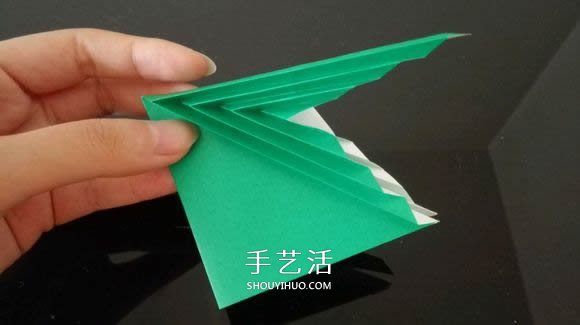 折纸热气球的方法过程 热气球的折法图解教程(图12) 折纸热气球的方法过程 热气球的折法图解教程(图12)