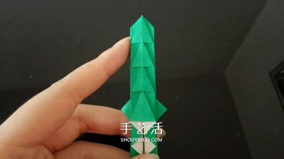 折纸热气球的方法过程 热气球的折法图解教程(图16) 折纸热气球的方法过程 热气球的折法图解教程(图16)
