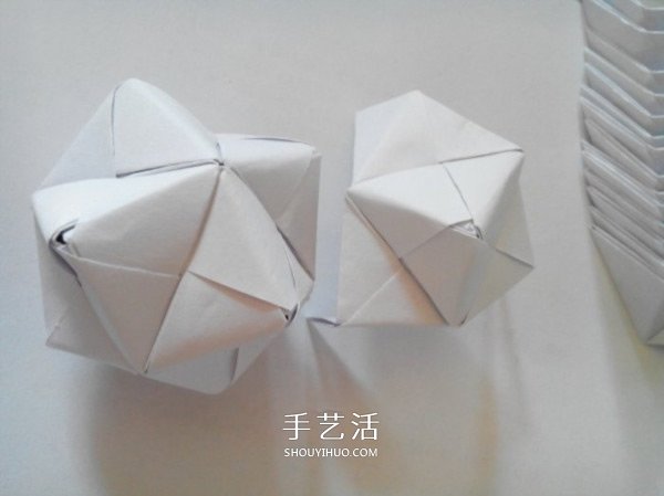 多面立方体的折法图解 折纸立方体的步骤图(图23) 多面立方体的折法图解 折纸立方体的步骤图(图23)