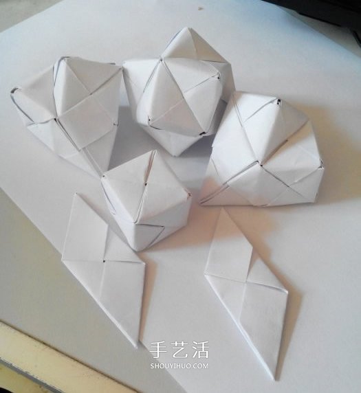 多面立方体的折法图解 折纸立方体的步骤图(图31) 多面立方体的折法图解 折纸立方体的步骤图(图31)