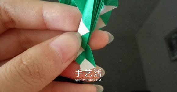 折纸热气球的方法过程 热气球的折法图解教程(图27) 折纸热气球的方法过程 热气球的折法图解教程(图27)