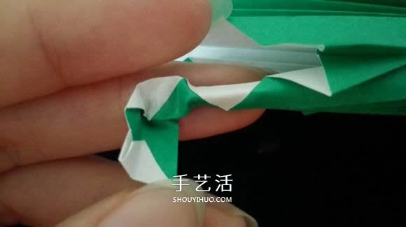 折纸热气球的方法过程 热气球的折法图解教程(图28) 折纸热气球的方法过程 热气球的折法图解教程(图28)