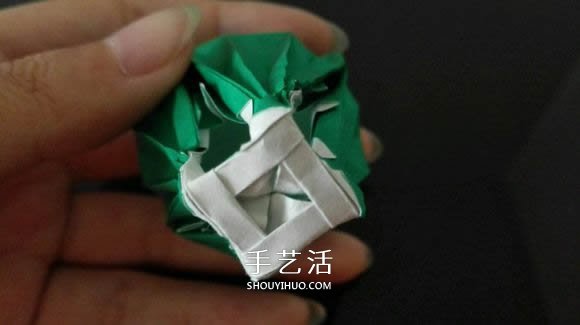 折纸热气球的方法过程 热气球的折法图解教程(图35) 折纸热气球的方法过程 热气球的折法图解教程(图35)