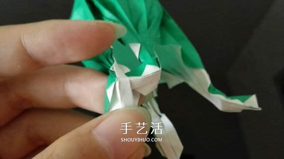 折纸热气球的方法过程 热气球的折法图解教程(图34) 折纸热气球的方法过程 热气球的折法图解教程(图34)