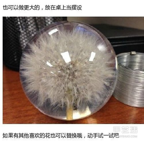 透明蒲公英球小饰品DIY制作过程步骤(图6)