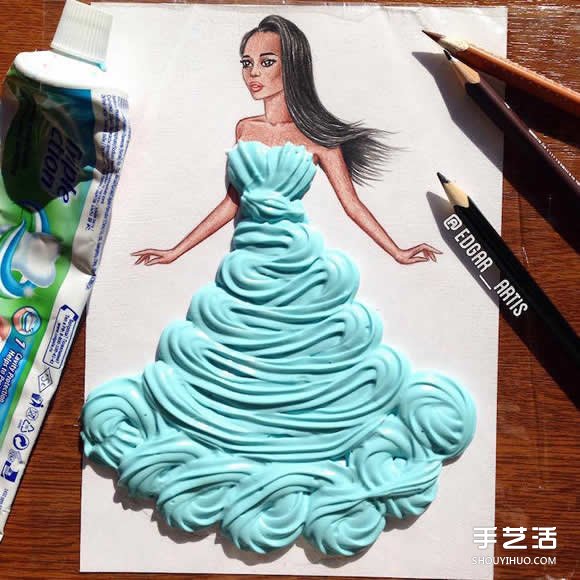 创意无极限 最天然华丽的日用品礼服DIY(图4) 创意无极限 最天然华丽的日用品礼服DIY(图4)