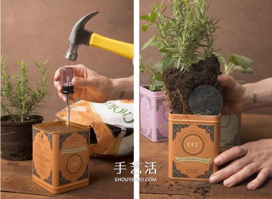 不花一分钱!废物利用做花盆美到让邻居羡慕(图2) 不花一分钱!废物利用做花盆美到让邻居羡慕(图2)