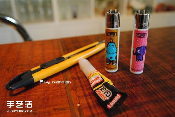 怎么用打火机做摩托车 摩托车模型制作方法(图1) 怎么用打火机做摩托车 摩托车模型制作方法(图1)