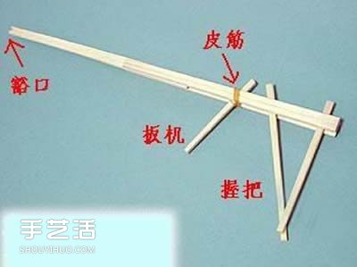 连发皮筋枪怎么做图解 自制连发皮筋枪做法 - 诺云双维造物网