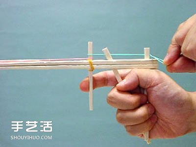 连发皮筋枪怎么做图解 自制连发皮筋枪做法(图5) 连发皮筋枪怎么做图解 自制连发皮筋枪做法(图5)