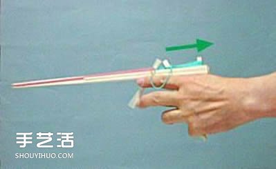 连发皮筋枪怎么做图解 自制连发皮筋枪做法(图10) 连发皮筋枪怎么做图解 自制连发皮筋枪做法(图10)