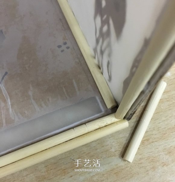 废物利用手工灯饰制作 文艺范灯罩DIY图解教程(图8)
