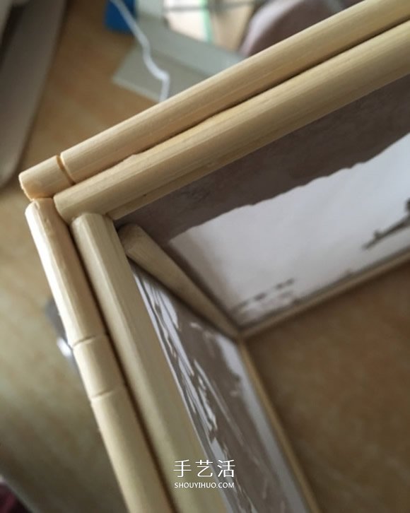 废物利用手工灯饰制作 文艺范灯罩DIY图解教程(图9)