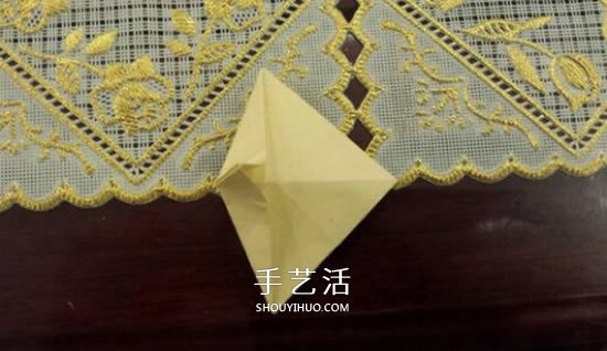 漂亮立体雨伞折纸图解 纸雨伞的折法步骤图(图6) 漂亮立体雨伞折纸图解 纸雨伞的折法步骤图(图6)