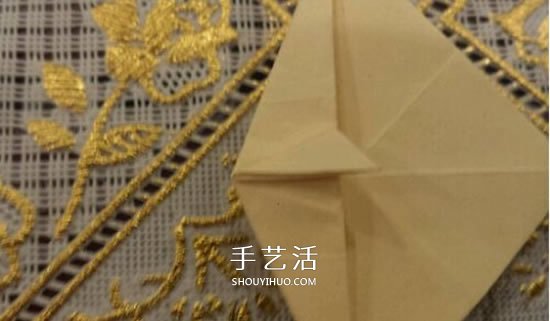 漂亮立体雨伞折纸图解 纸雨伞的折法步骤图(图8) 漂亮立体雨伞折纸图解 纸雨伞的折法步骤图(图8)