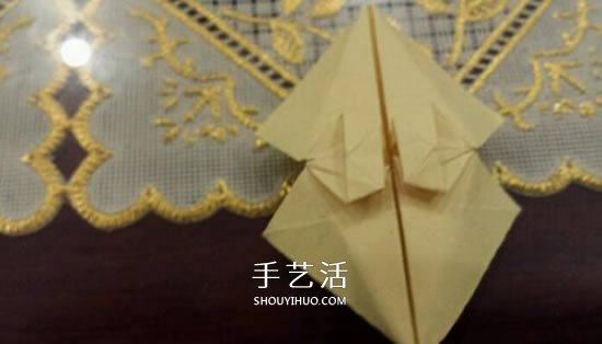 漂亮立体雨伞折纸图解 纸雨伞的折法步骤图(图14) 漂亮立体雨伞折纸图解 纸雨伞的折法步骤图(图14)