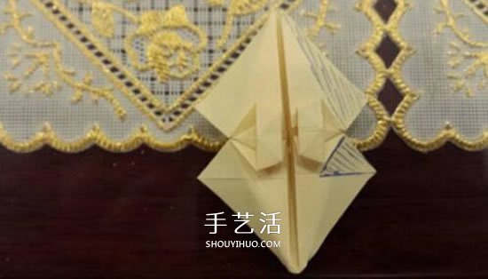 漂亮立体雨伞折纸图解 纸雨伞的折法步骤图(图16) 漂亮立体雨伞折纸图解 纸雨伞的折法步骤图(图16)