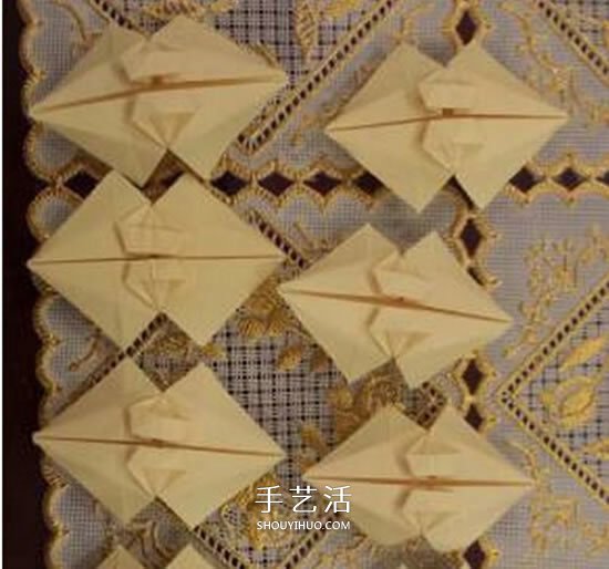 漂亮立体雨伞折纸图解 纸雨伞的折法步骤图(图15) 漂亮立体雨伞折纸图解 纸雨伞的折法步骤图(图15)