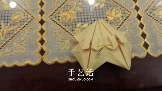 漂亮立体雨伞折纸图解 纸雨伞的折法步骤图(图18) 漂亮立体雨伞折纸图解 纸雨伞的折法步骤图(图18)