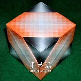 立方体怎么折图解教程 手工折纸立方体的步骤 - 诺云双维造物网