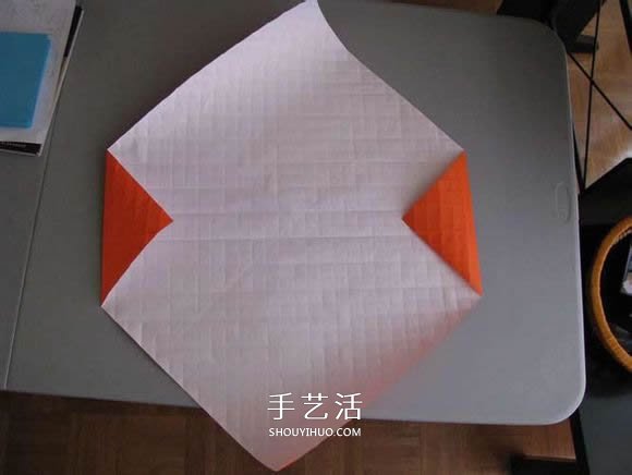 立体南瓜灯的折纸图解 手工复杂南瓜灯的折法(图4) 立体南瓜灯的折纸图解 手工复杂南瓜灯的折法(图4)