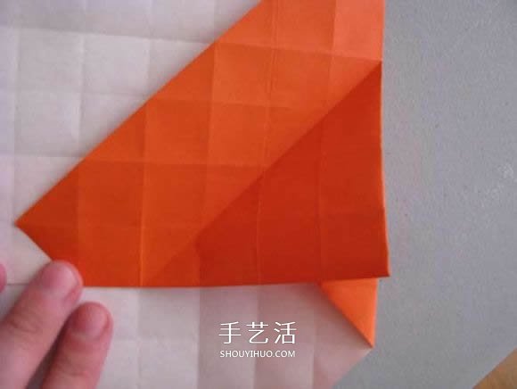 立体南瓜灯的折纸图解 手工复杂南瓜灯的折法(图5) 立体南瓜灯的折纸图解 手工复杂南瓜灯的折法(图5)