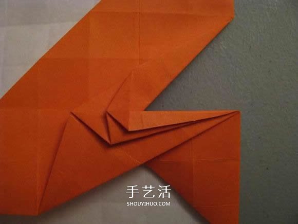 立体南瓜灯的折纸图解 手工复杂南瓜灯的折法(图8) 立体南瓜灯的折纸图解 手工复杂南瓜灯的折法(图8)