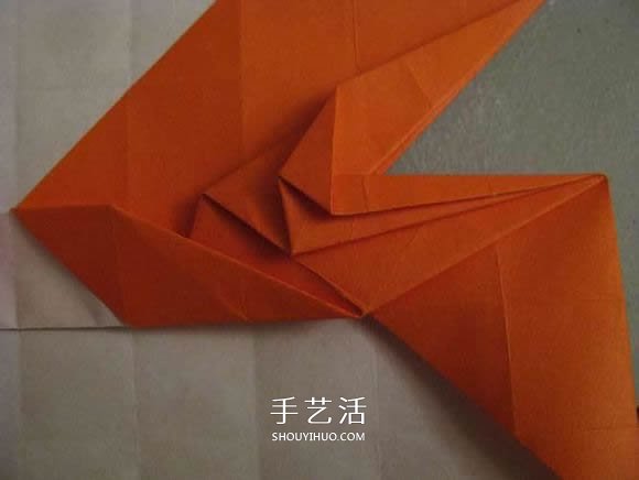 立体南瓜灯的折纸图解 手工复杂南瓜灯的折法(图9) 立体南瓜灯的折纸图解 手工复杂南瓜灯的折法(图9)
