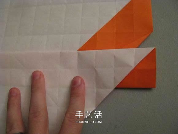 立体南瓜灯的折纸图解 手工复杂南瓜灯的折法(图12) 立体南瓜灯的折纸图解 手工复杂南瓜灯的折法(图12)