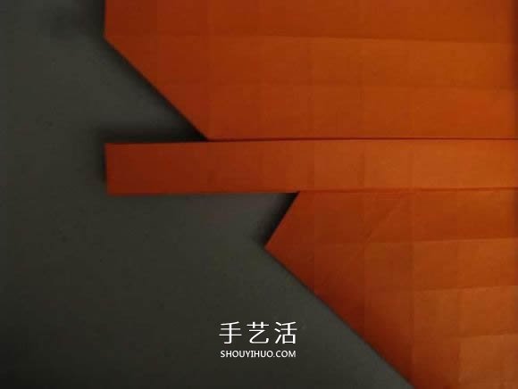 立体南瓜灯的折纸图解 手工复杂南瓜灯的折法(图18) 立体南瓜灯的折纸图解 手工复杂南瓜灯的折法(图18)