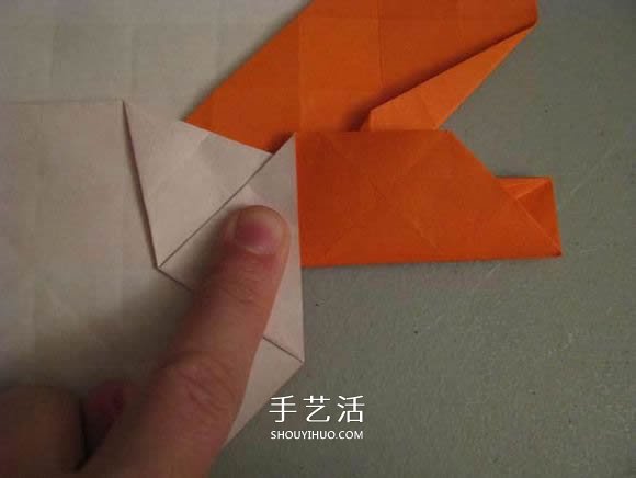 立体南瓜灯的折纸图解 手工复杂南瓜灯的折法(图14) 立体南瓜灯的折纸图解 手工复杂南瓜灯的折法(图14)