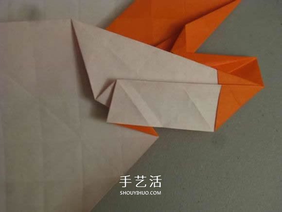 立体南瓜灯的折纸图解 手工复杂南瓜灯的折法(图15) 立体南瓜灯的折纸图解 手工复杂南瓜灯的折法(图15)