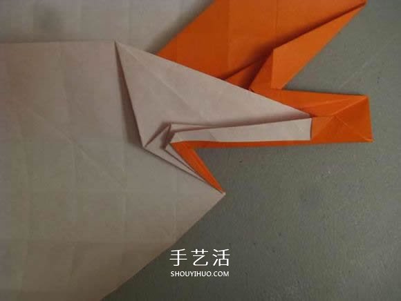 立体南瓜灯的折纸图解 手工复杂南瓜灯的折法(图17) 立体南瓜灯的折纸图解 手工复杂南瓜灯的折法(图17)