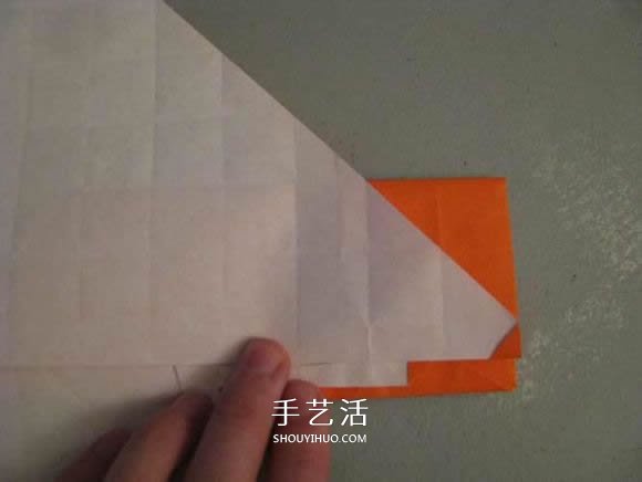 立体南瓜灯的折纸图解 手工复杂南瓜灯的折法(图19) 立体南瓜灯的折纸图解 手工复杂南瓜灯的折法(图19)