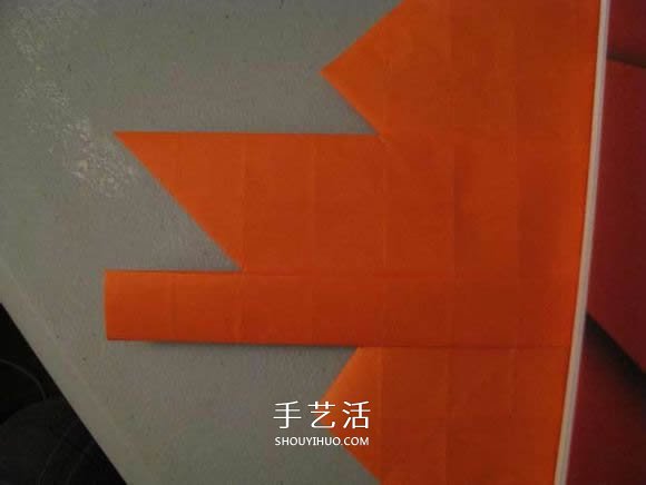 立体南瓜灯的折纸图解 手工复杂南瓜灯的折法(图20) 立体南瓜灯的折纸图解 手工复杂南瓜灯的折法(图20)