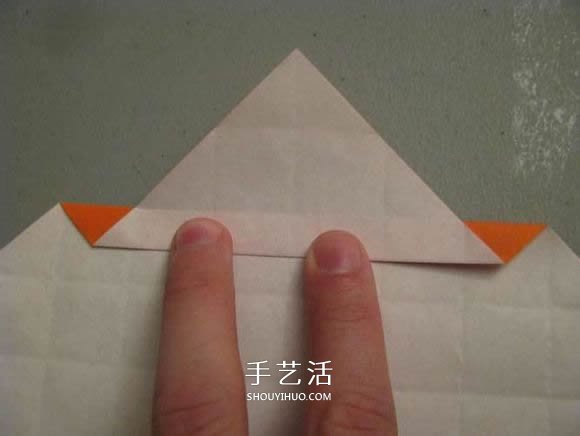 立体南瓜灯的折纸图解 手工复杂南瓜灯的折法(图33) 立体南瓜灯的折纸图解 手工复杂南瓜灯的折法(图33)