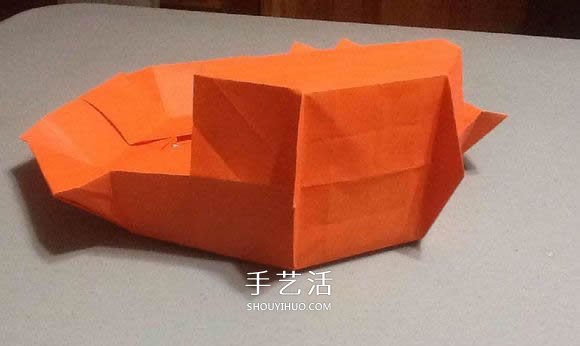 立体南瓜灯的折纸图解 手工复杂南瓜灯的折法(图51) 立体南瓜灯的折纸图解 手工复杂南瓜灯的折法(图51)