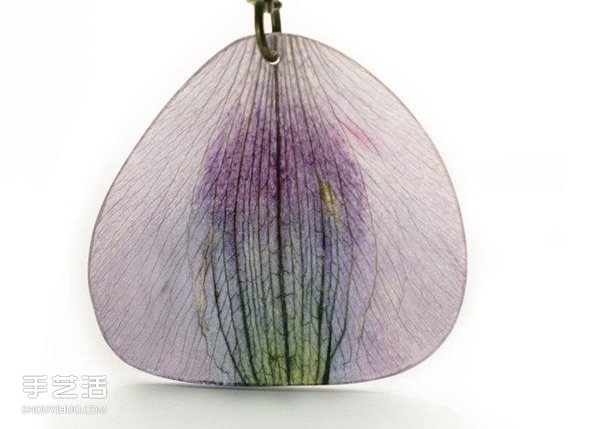 超美花瓣项链DIY图片 手工制作花瓣项链作品(图9)