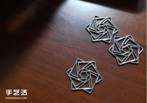 订书钉玫瑰花制作图解 用订书钉做玫瑰的步骤 - 诺云双维造物网